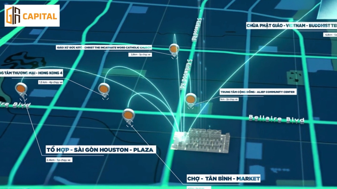 Vị trí chiến lược tại Houston – Lợi thế thị trường vững chắc
