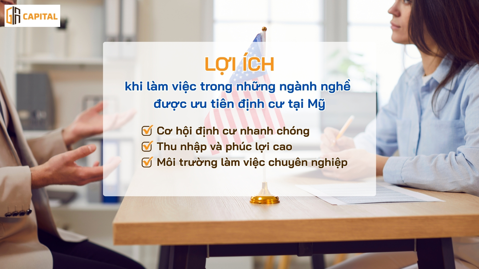 Lợi ích khi làm việc trong những ngành nghề được ưu tiên định cư tại Mỹ