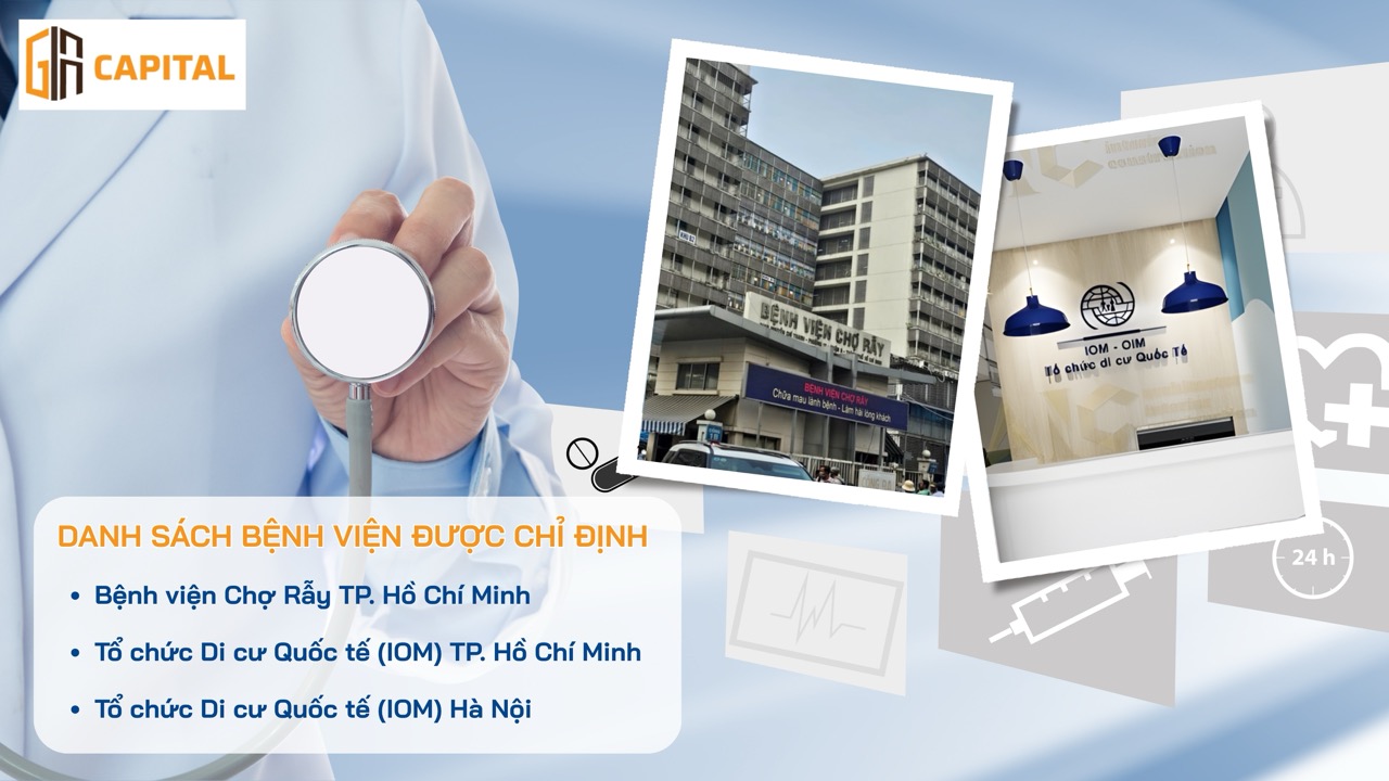 Danh sách bệnh viện được chỉ định khám sức khoẻ định cư Mỹ tại Việt Nam