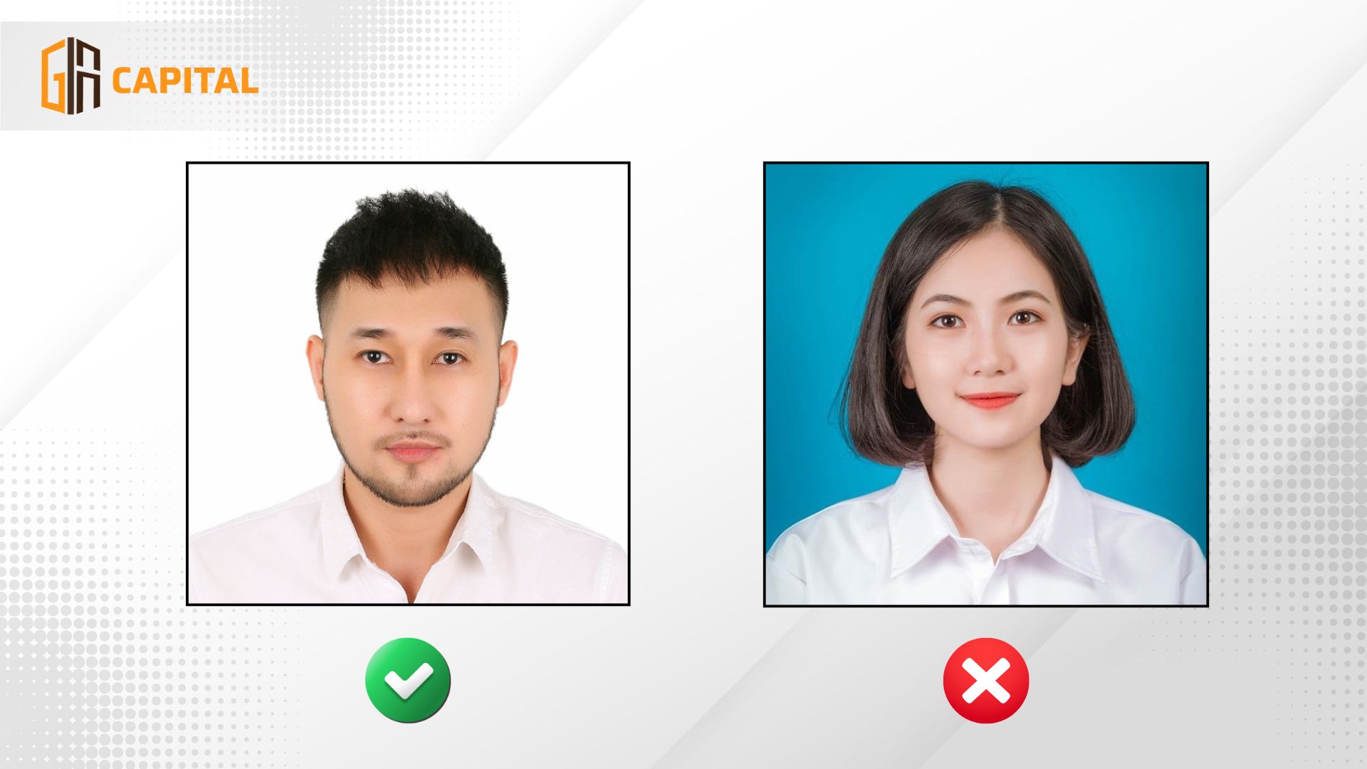 Đảm bảo nền ảnh khi chụp