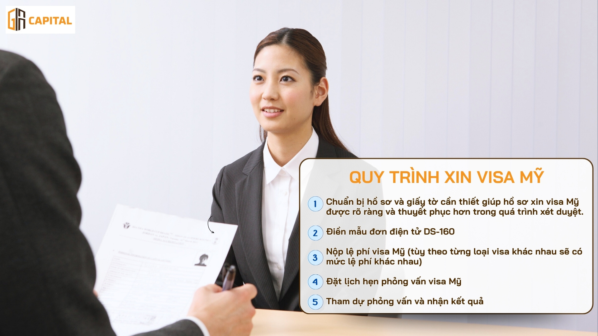 Quy trình xin visa Mỹ