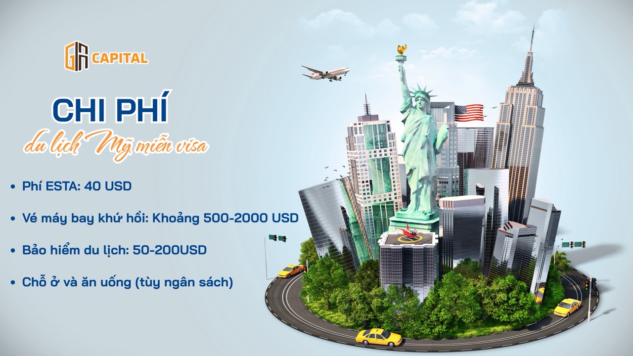 Chi phí du lịch Mỹ miễn visa: Phí ESTA và các khoản khác