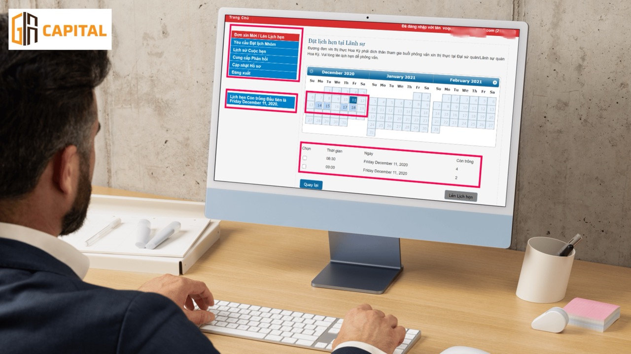 Quy trình xin visa du lịch Mỹ