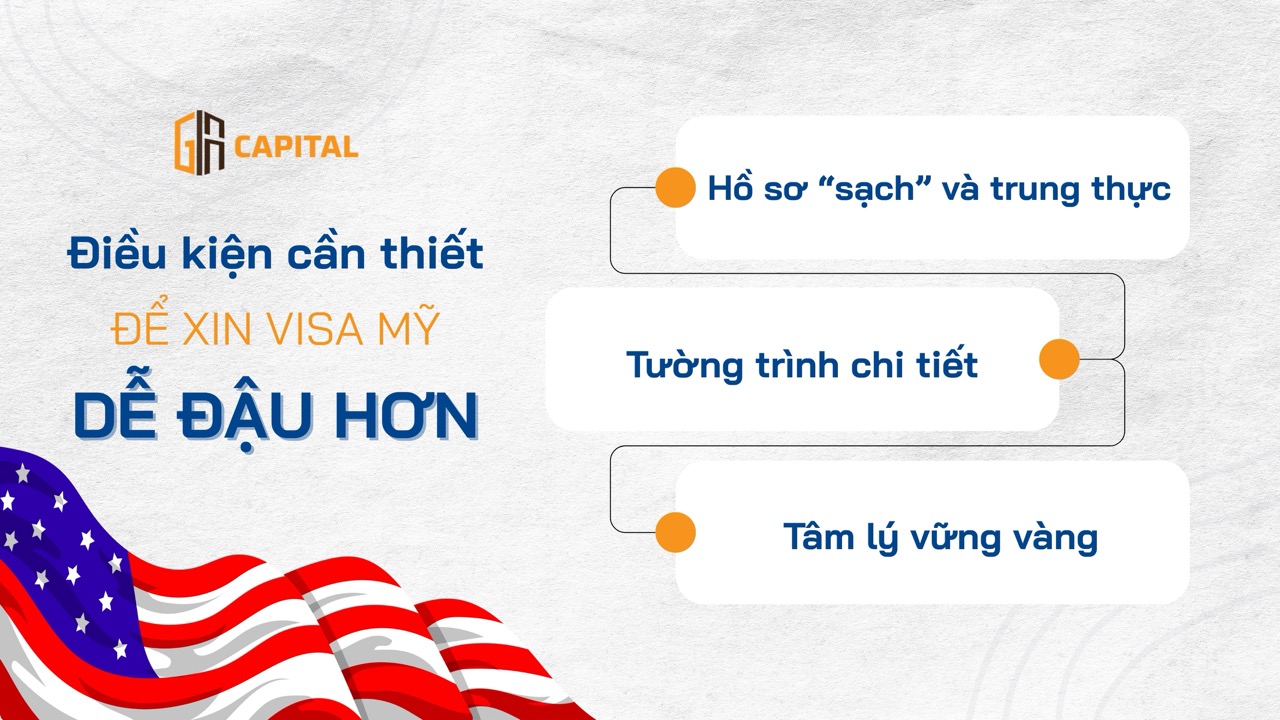 Điều kiện cần thiết để xin visa Mỹ dễ đậu hơn