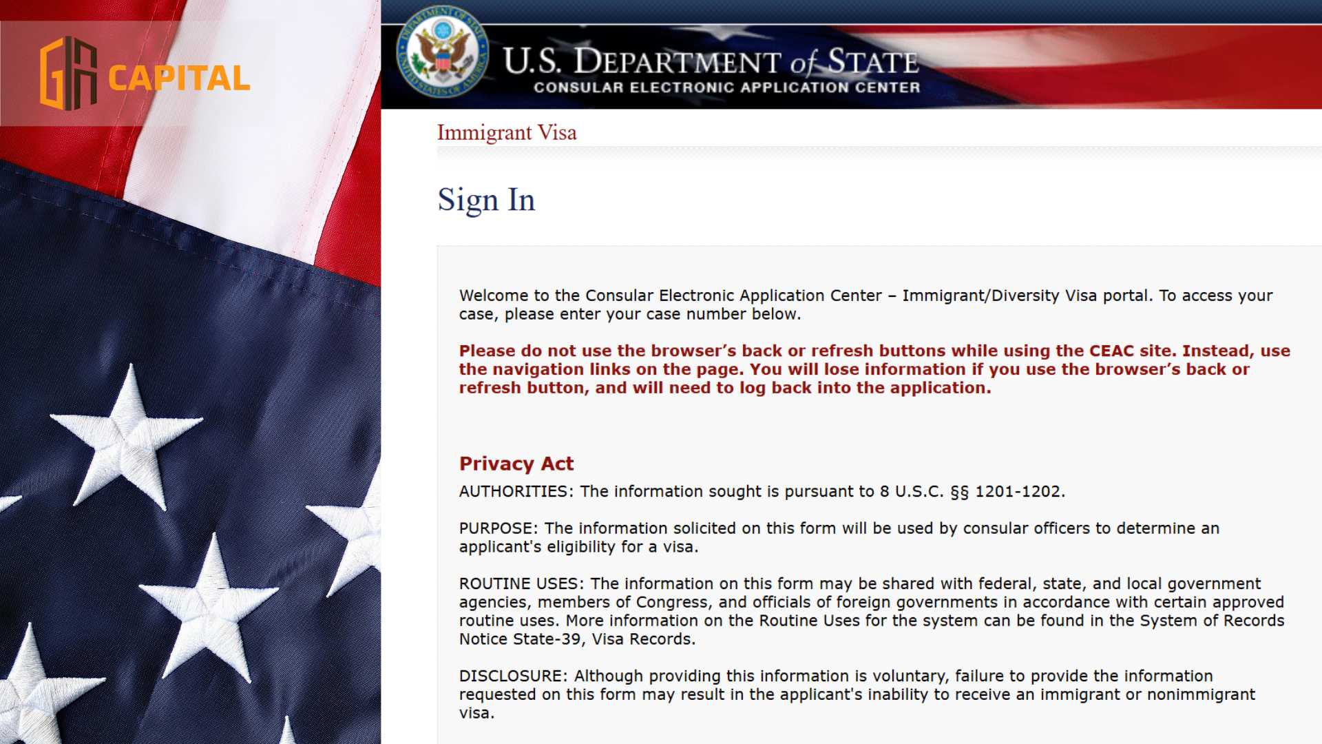 Nộp sai đơn DS-260 là nguyên nhân thường thấy